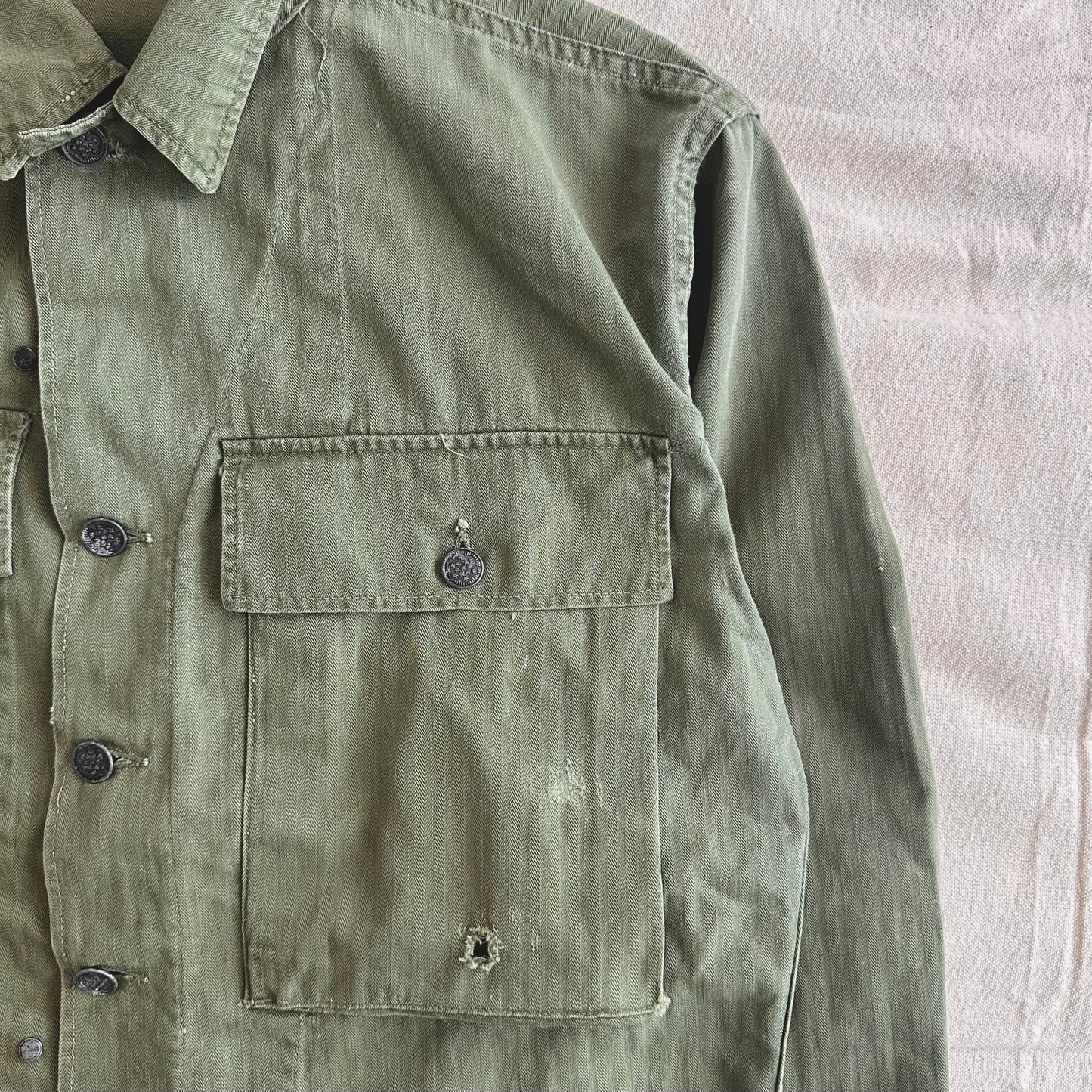 1940’s thrashed HBT 13 Star field jacket