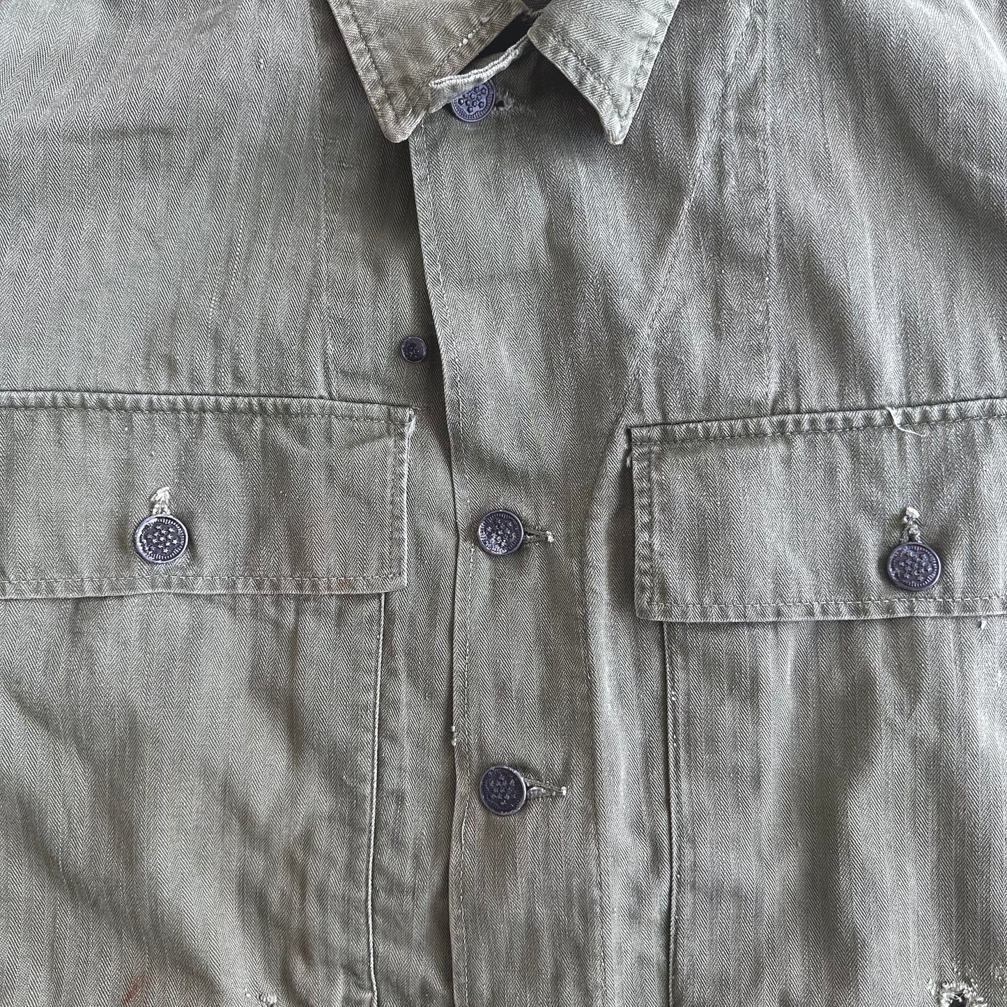 1940’s thrashed HBT 13 Star field jacket