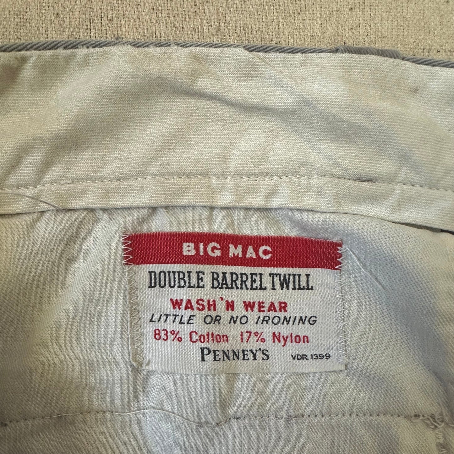 1950’s Big Mac work pants