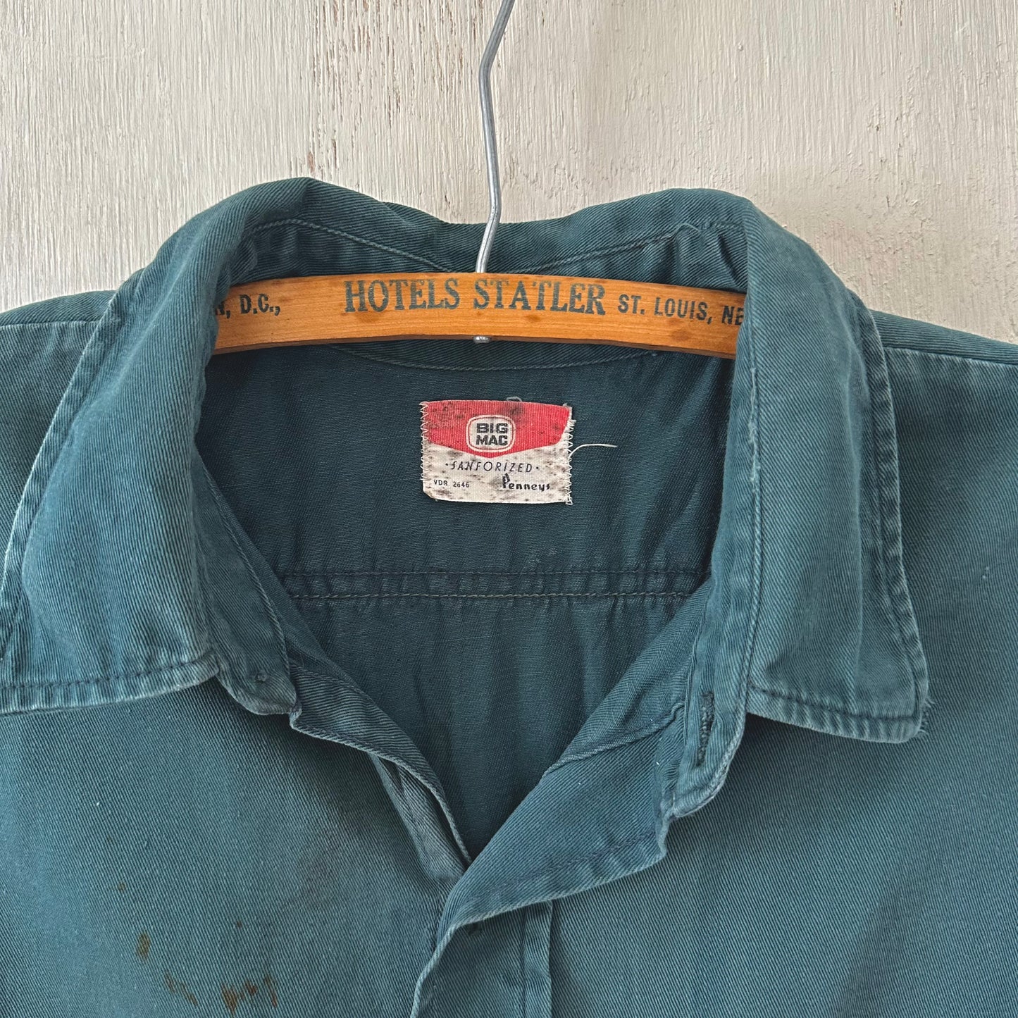 1960’s faded Big Mac cut off work shirt