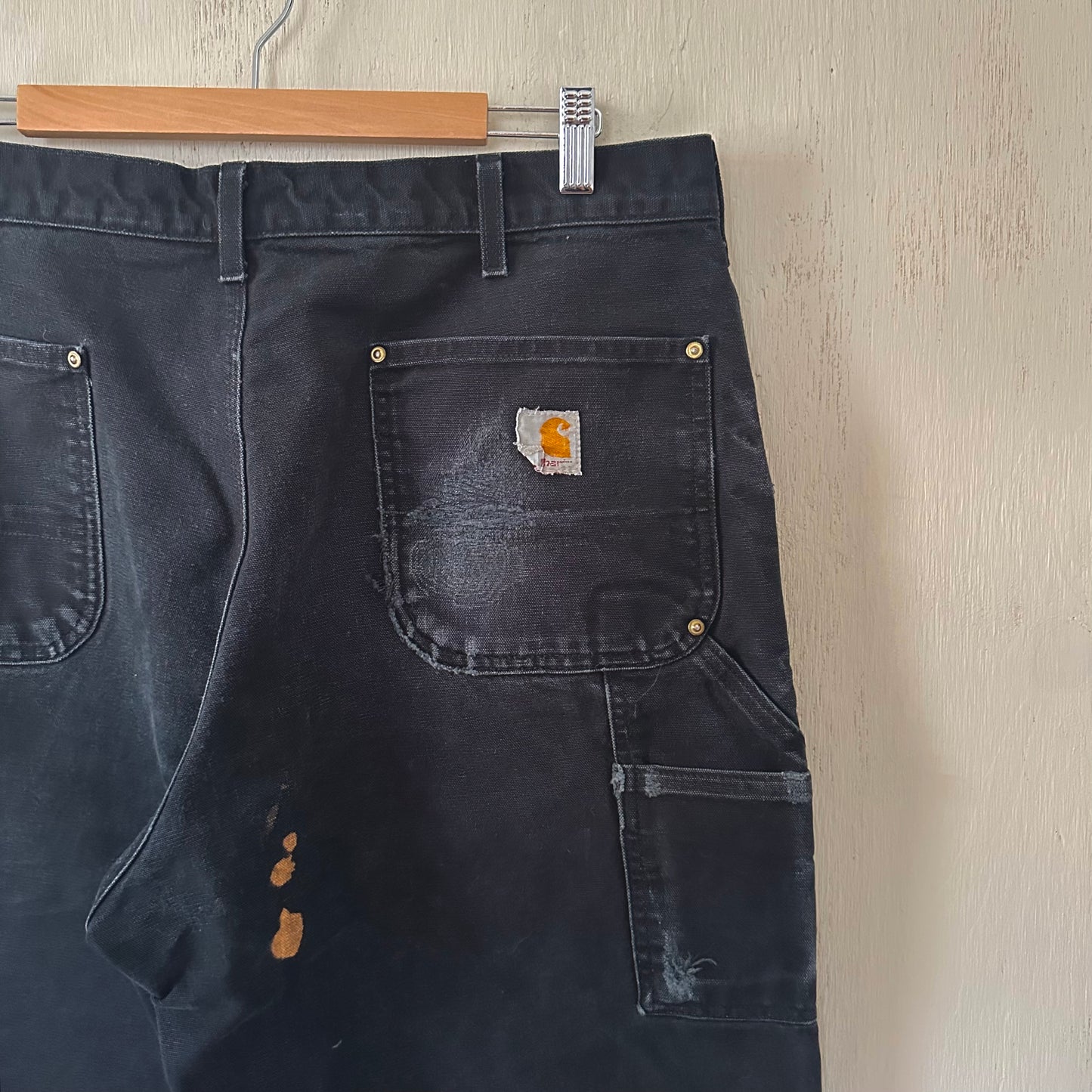 Thrashed Carhartt made in USA double knees