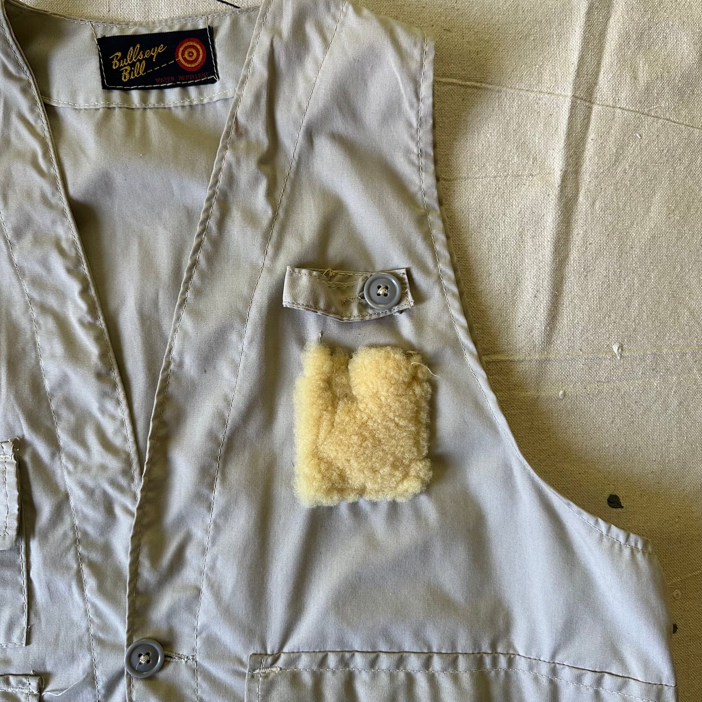 1950’s Bullseye Bill fishing vest