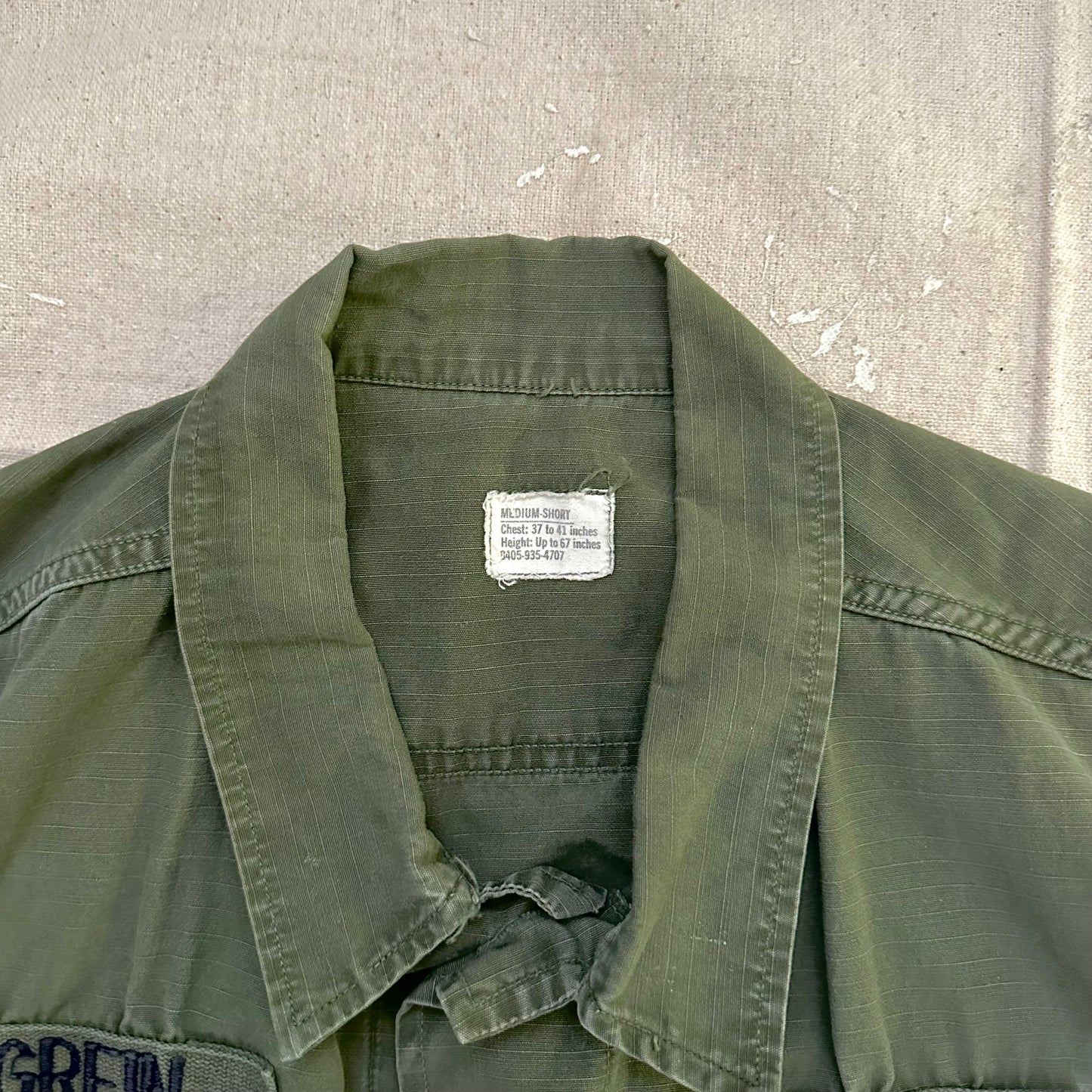 1970 U.S slant pocket jungle jacket