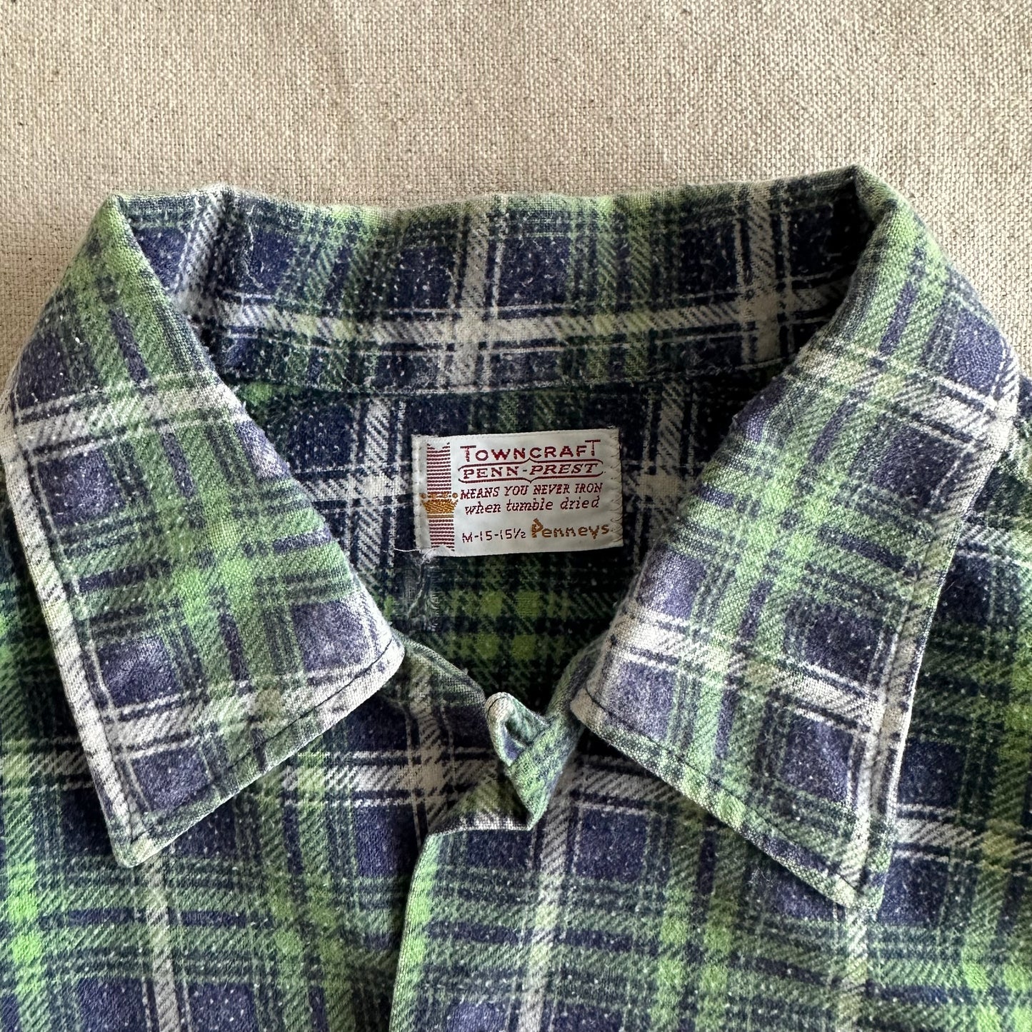 1970’s Towncraft Penn-Prest loop collar shirt