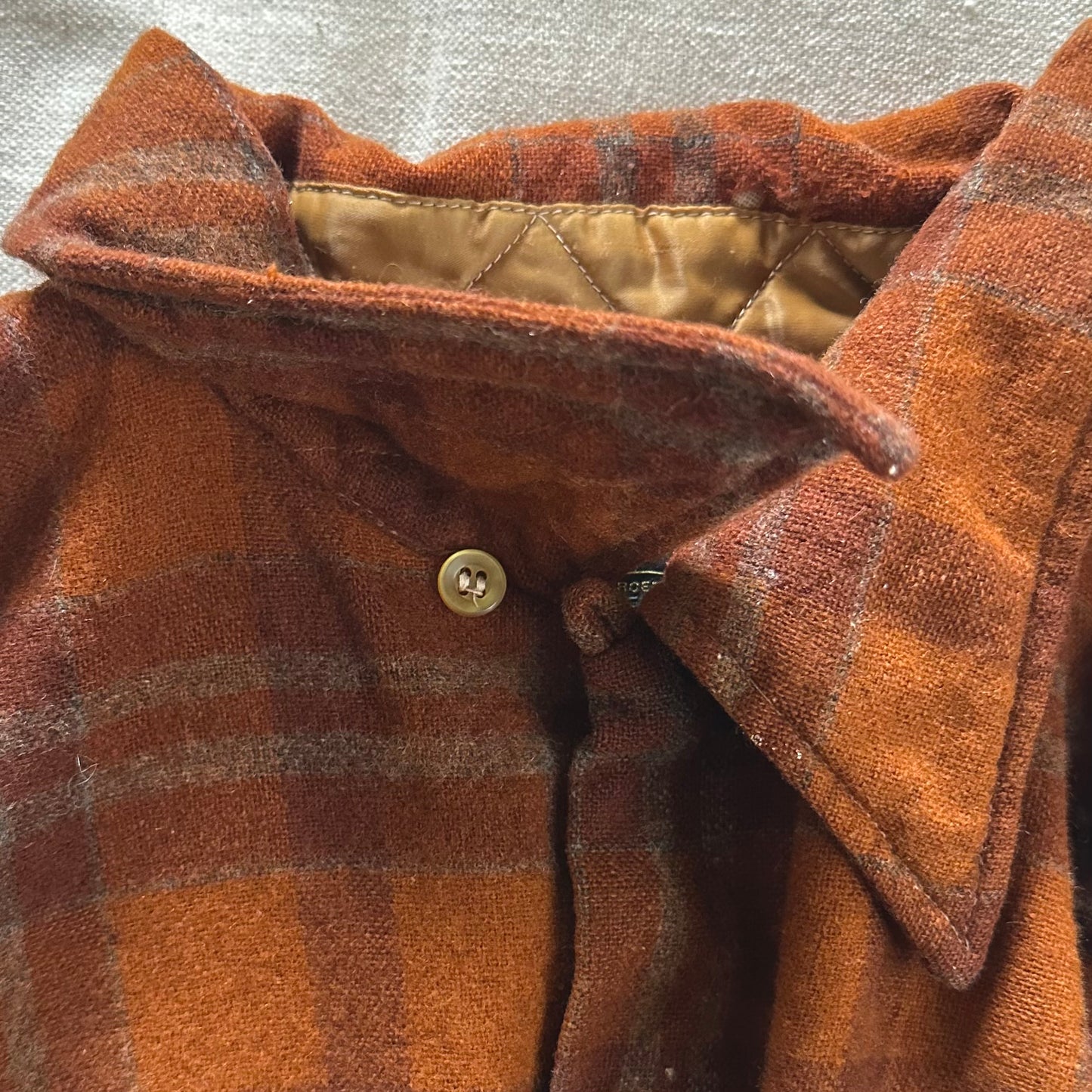 1970’s Sears loop collar wool shirt