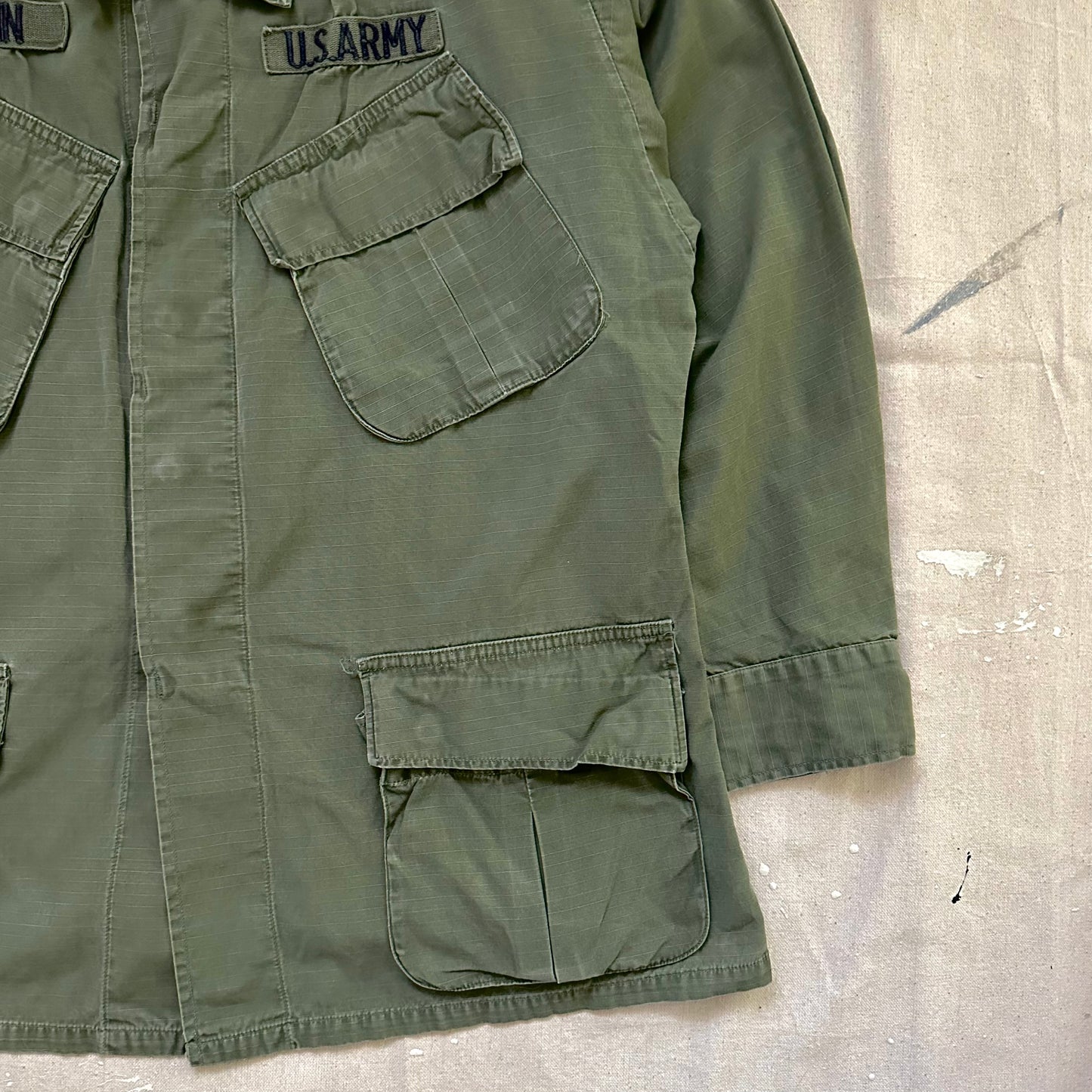 1970 U.S slant pocket jungle jacket