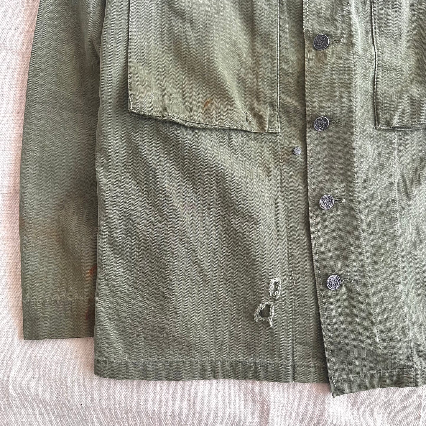 1940’s thrashed HBT 13 Star field jacket