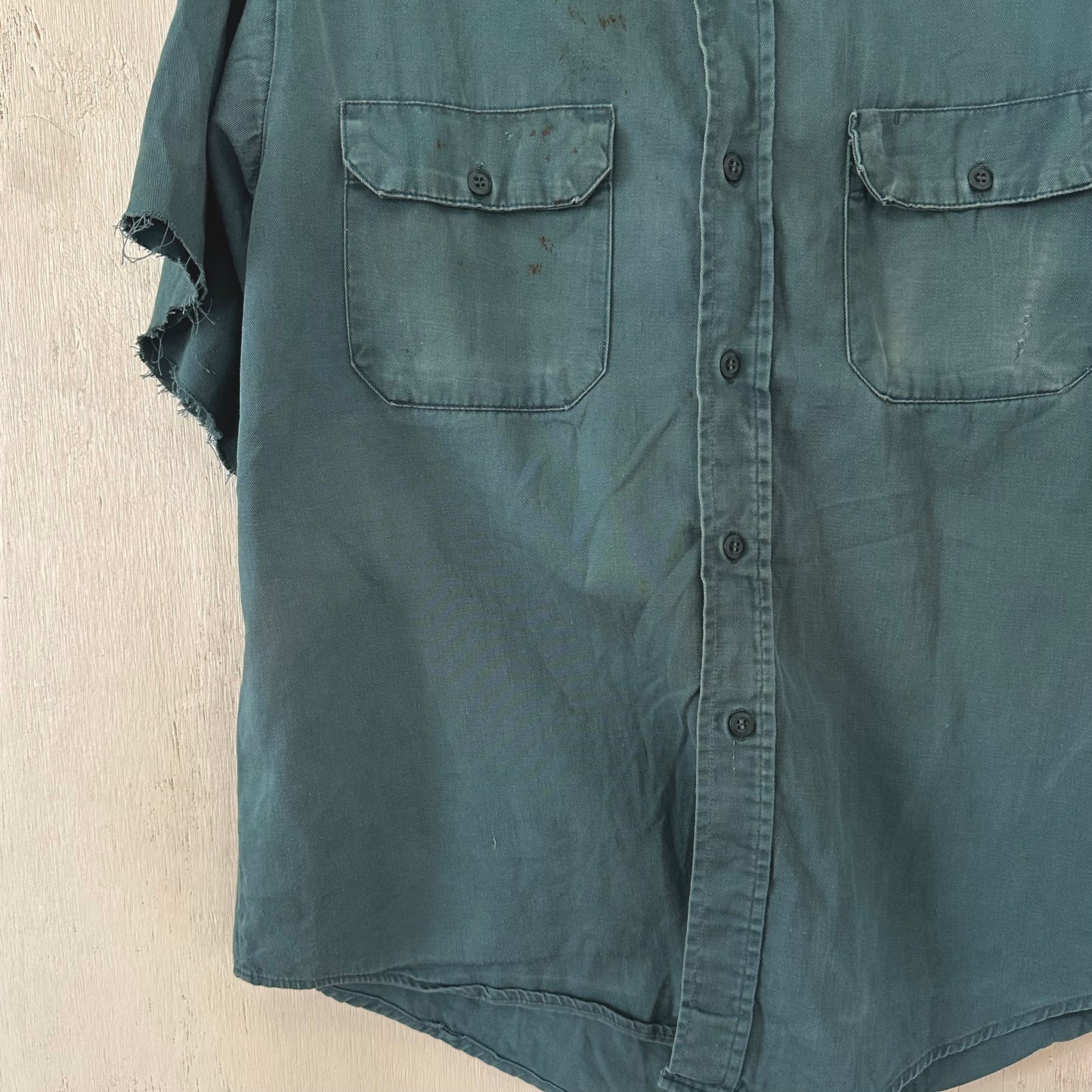 1960’s faded Big Mac cut off work shirt