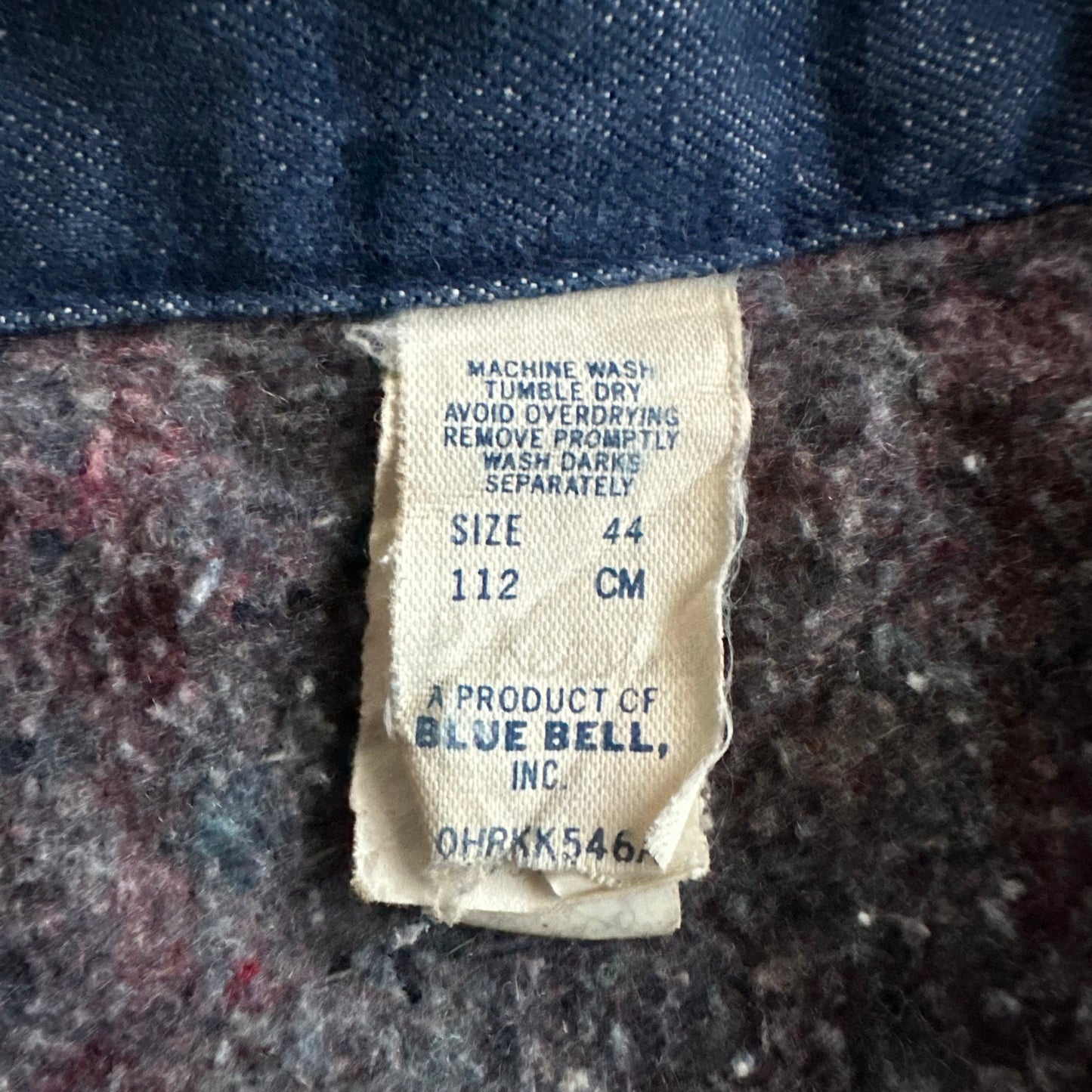 1960’s Blue Bell denim chore